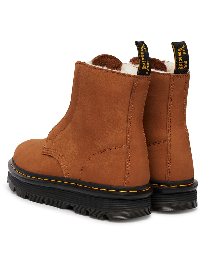 Dr. Martens Stiefeletten Dr. Martens ZEBZAG LACELESS WARM LINED DM42019200 Braun
