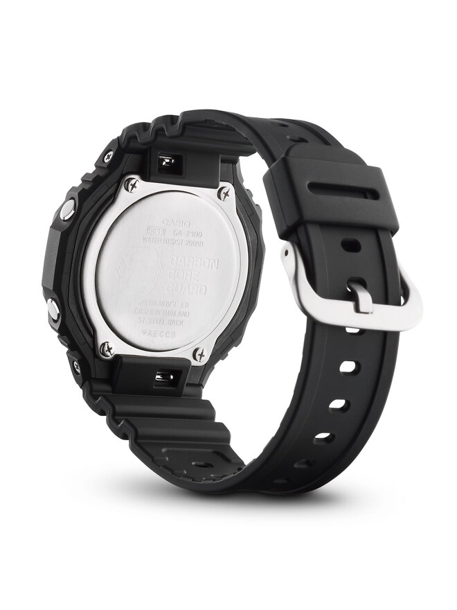 G-Shock Zegarek G-Shock GA-2100-1A1ER Czarny