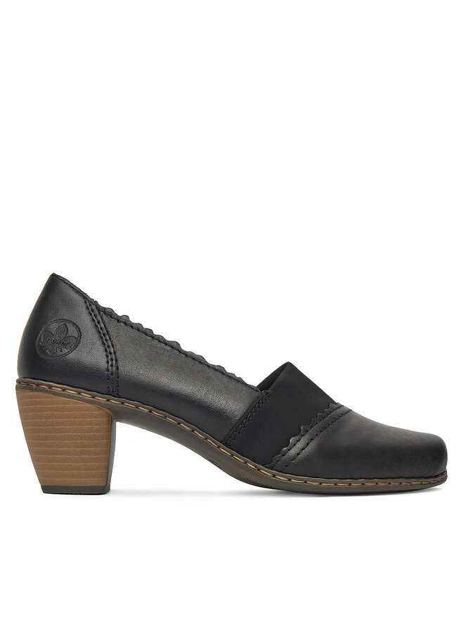 Rieker Półbuty Rieker 40911-00 Czarny