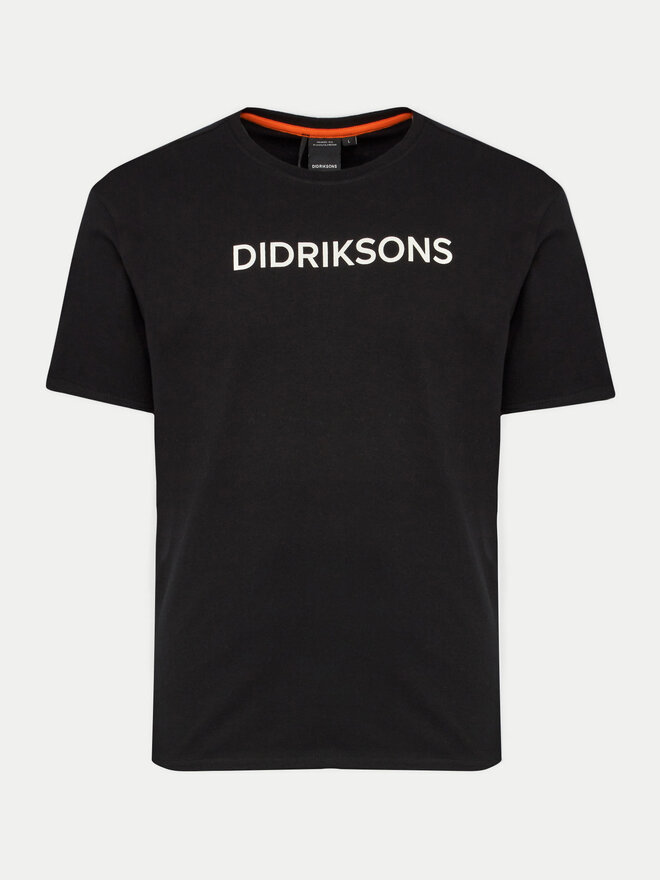 Didriksons Didriksons Majica Harald 505551 Črna Regular Fit