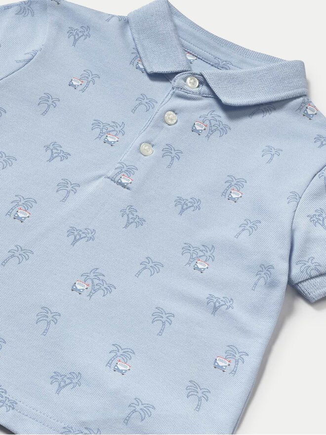 Mayoral Mayoral Polo 1109 Svijetloplava Regular Fit