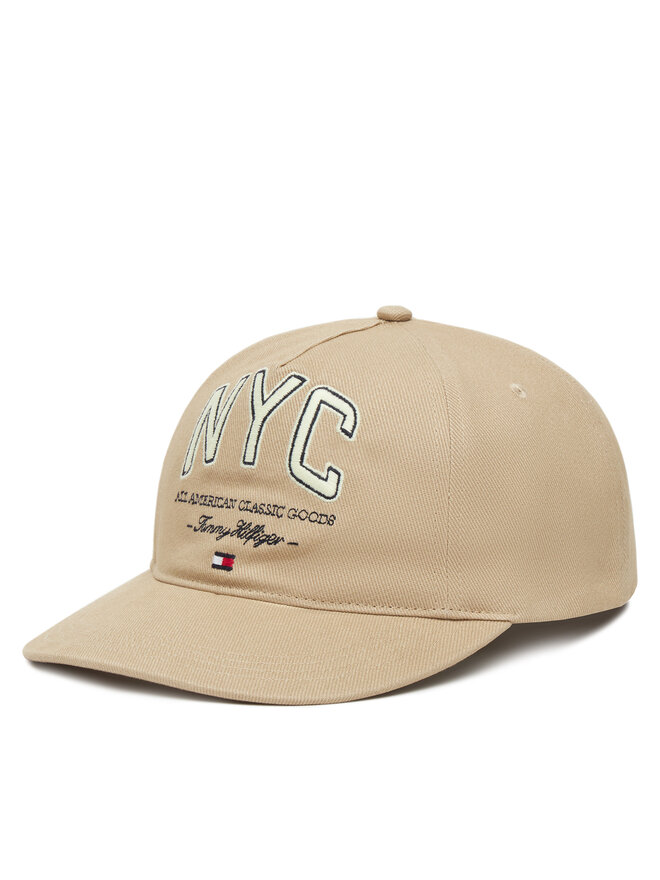 Tommy Hilfiger Kšiltovka Tommy Hilfiger Flag Seasonal 5 Panel AM0AM13562 Béžová