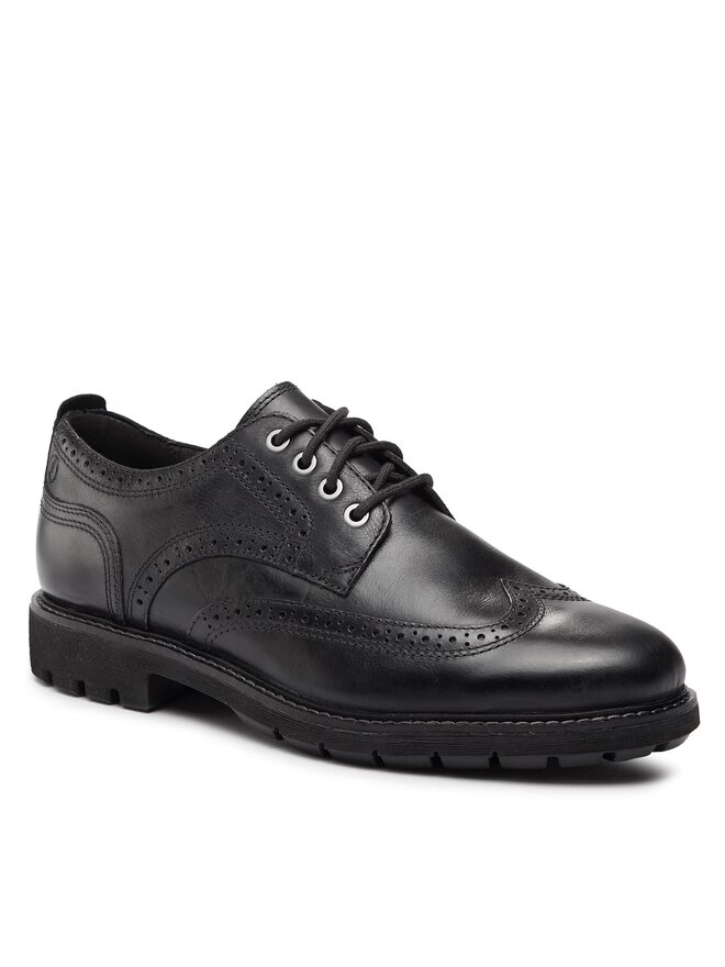 Scarpe Basse Clarks Norsen LaceGtx GORE-TEX 261361887 Nero - Foto 5