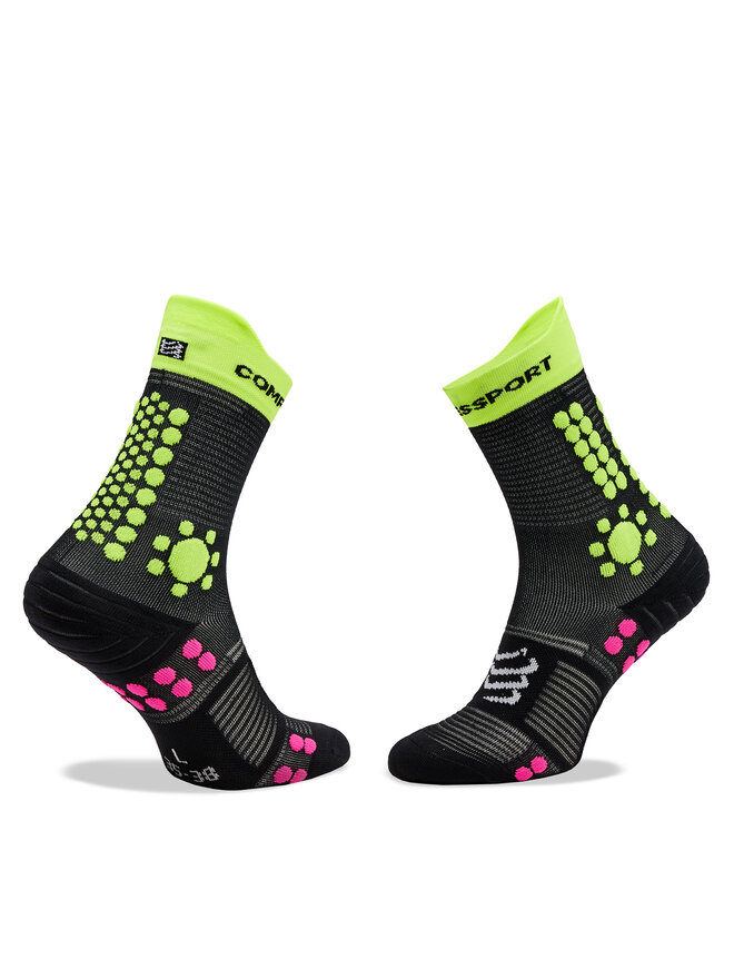Compressport Calzini lunghi unisex Compressport Pro Racing V4.0 Trail XU00048B Nero