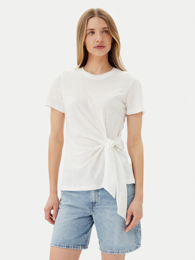 Tommy Hilfiger Tommy Hilfiger Marškinėliai WW0WW44559 Écru Regular Fit