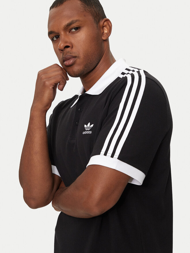 adidas adidas Polo marškinėliai adicolor Classics 3-Stripes IL2501 Juoda Regular Fit