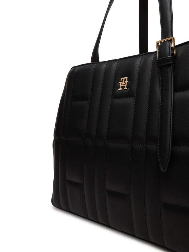 Tommy Hilfiger Τσάντα Tommy Hilfiger Th Feminine Tote AW0AW17452 Μαύρο