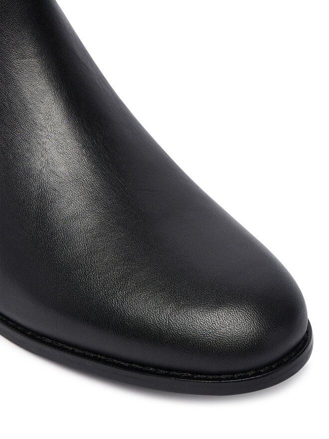 LAUREN RALPH LAUREN Klassische Stiefel LAUREN RALPH LAUREN Brooke II Calfskin Tall Boot 802974383004 Schwarz