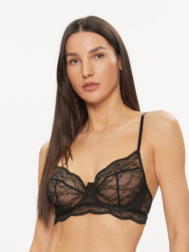 Hunkemöller Hunkemöller Σουτιέν με μπανέλα Isabelle 184821 Μαύρο
