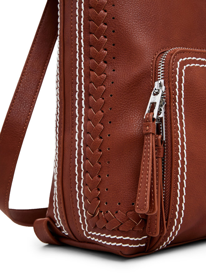 Desigual Mochila Desigual Trama Pretoria 25SAKP21 Marrón