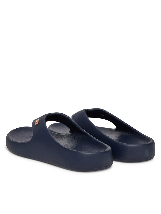 Tommy Hilfiger Čības uz pirksta Tommy Hilfiger Th Comfort Beach Sandal FW0FW08522 Tumši zils