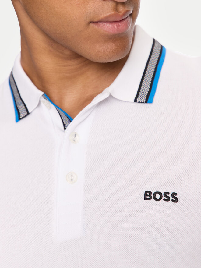 BOSS Boss Poloshirt Paddy 50469055 Weiß Regular Fit