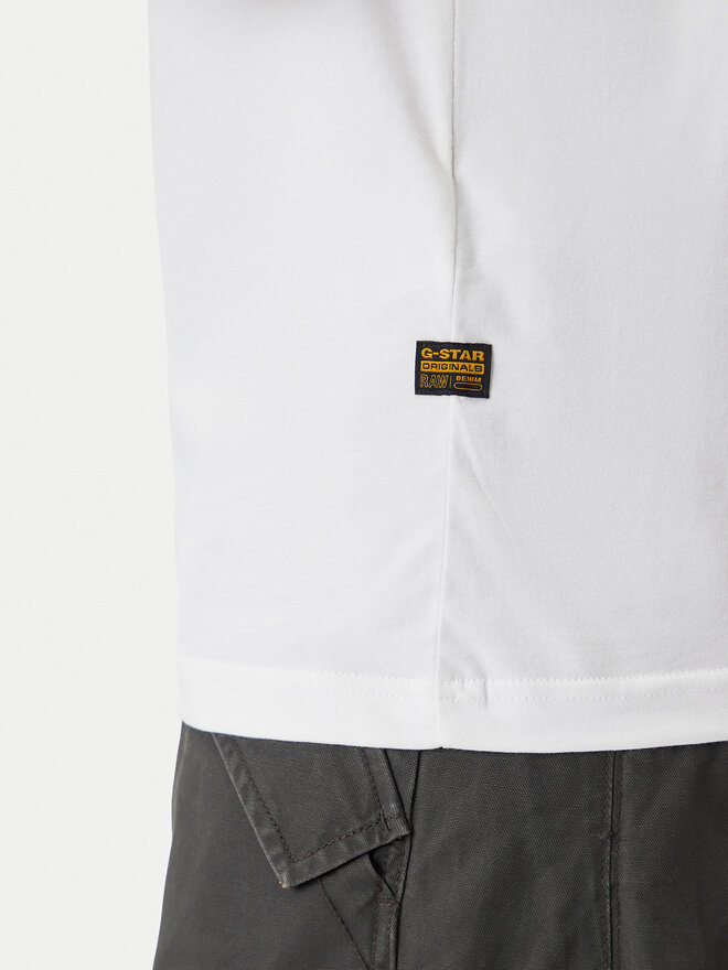G-Star Raw G-Star Raw Camiseta HD Print D26824-D975 Blanco Regular Fit