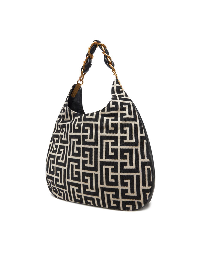 Balmain Torebka Balmain DN0BT929TJQX Czarny