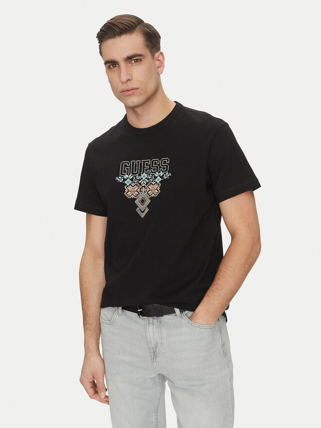 Guess Guess Camiseta M5GI11 K8FQ4 Negro Regular Fit