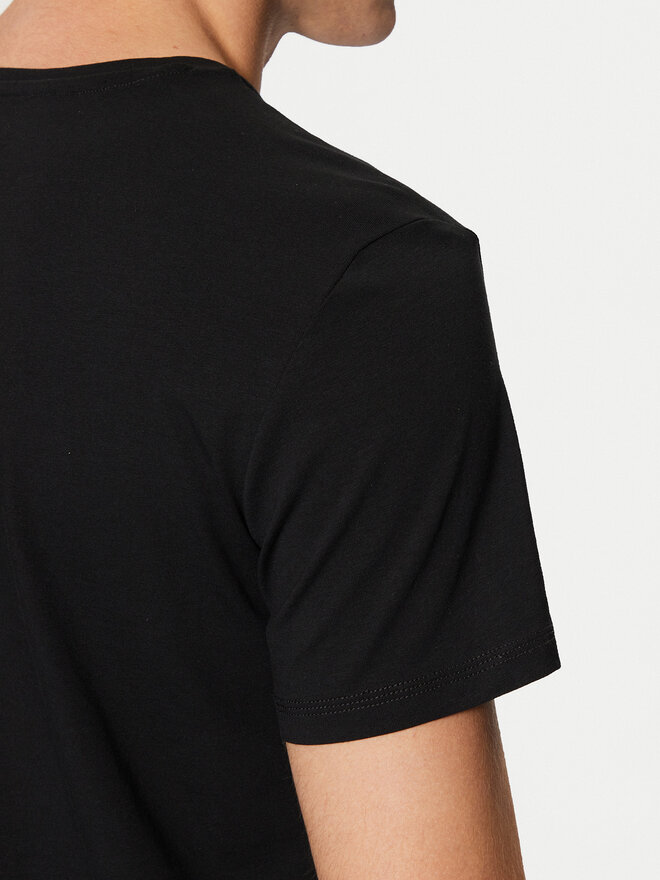 Guess Guess T-Shirt U97M01 KCD31 Μαύρο Slim Fit