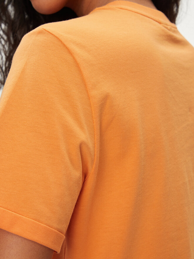 Pieces Pieces T-Shirt Ria 17086970 Πορτοκαλί Regular Fit