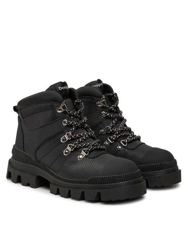 Desigual Schnürstiefeletten Desigual 24WSTY02 Schwarz