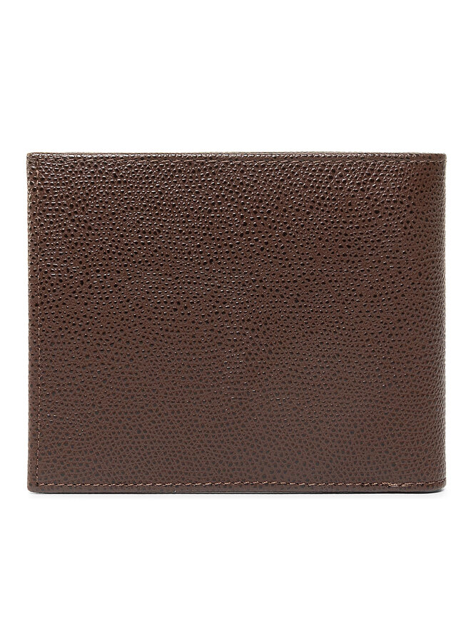 Tommy Hilfiger Duży Portfel Męski Tommy Hilfiger Business Cc Flap And Coin AM0AM06729 Brązowy
