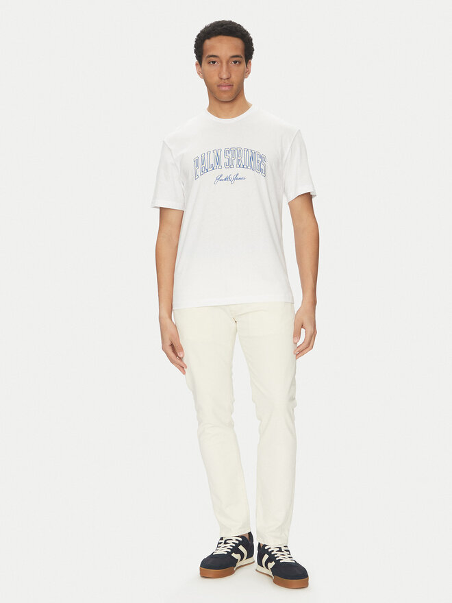 Jack&Jones Jack&Jones Marškinėliai Detroit 12268441 Balta Relaxed Fit