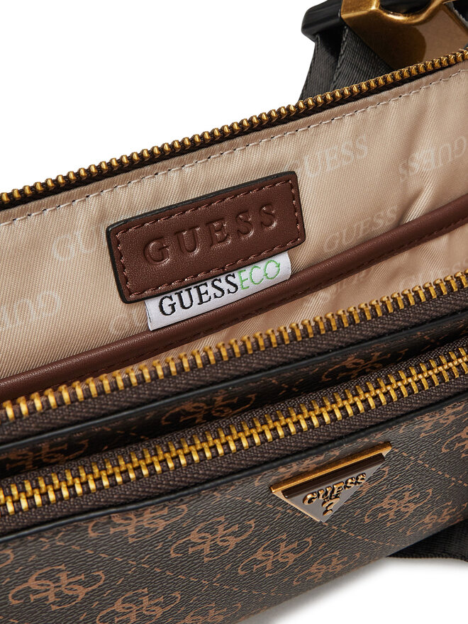 Guess Saszetka nerka Guess Milano HMMILO P5214 Brązowy