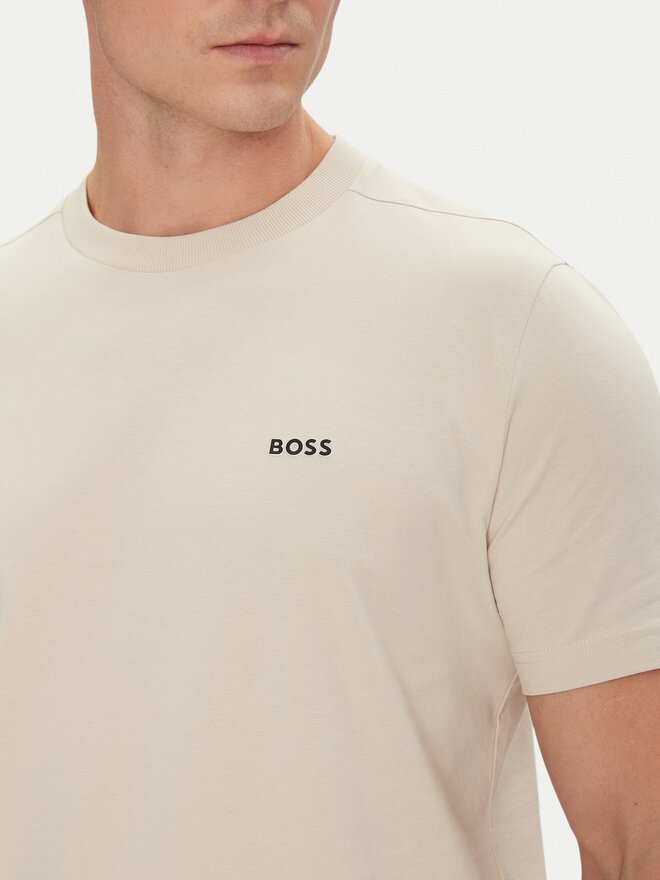 BOSS BOSS Camiseta 50506373 Beis Regular Fit