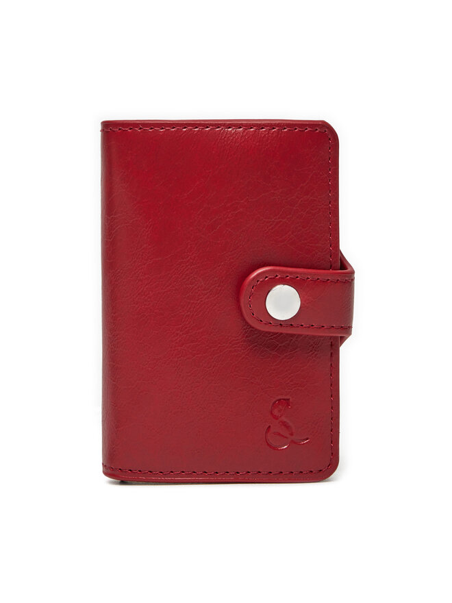 Semi Line Etui pentru carduri Semi Line P8296-4 Roșu