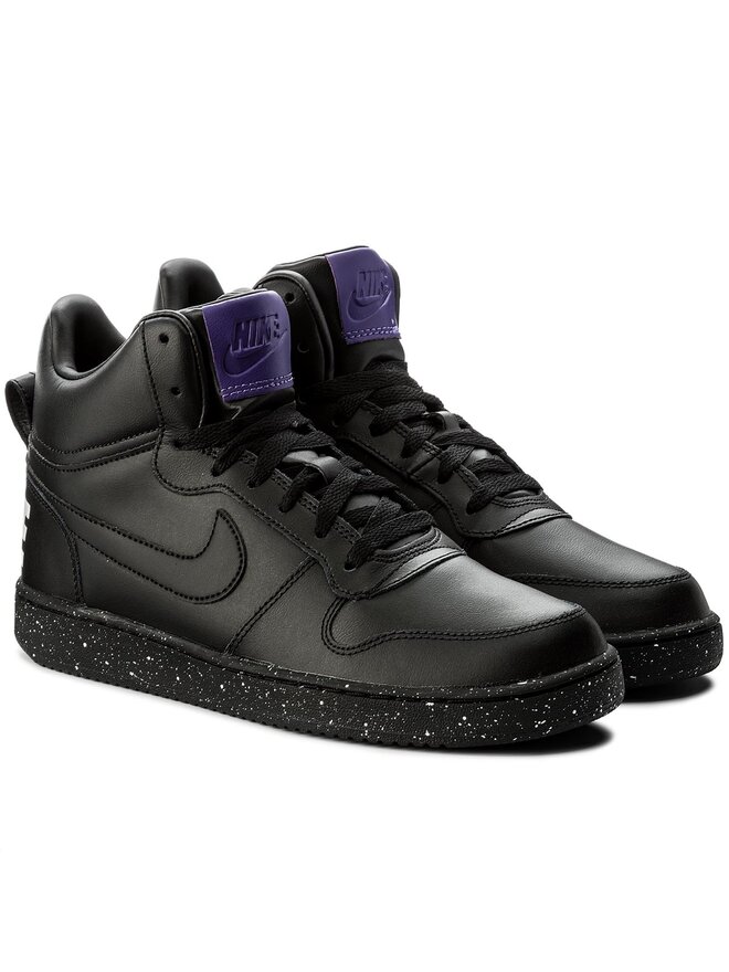 Снікерcи Nike Court Borough Mid 916759 001 Чорний | evzuttya.com.ua