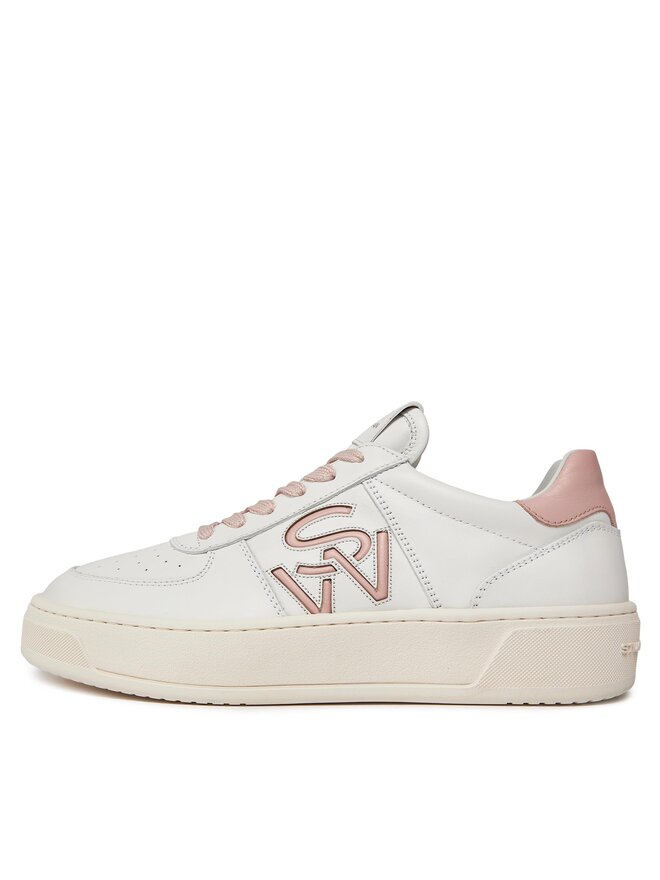 Stuart Weitzman Сникърси Stuart Weitzman Crtsde Lgo Snr SH305 Бял