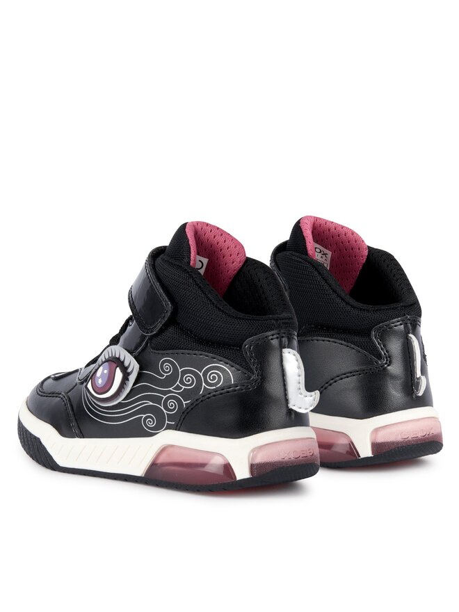 Geox Сникърси Geox J Inek Girl J36ASB 0NFEW C0922 M Черен
