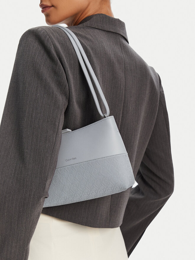 Calvin Klein Soma Calvin Klein Ck Mixmedia Convertible Bag_Mono K60K613170 Pelēks
