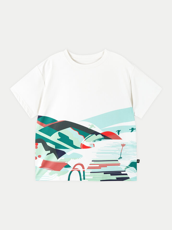 Reima Reima T-Shirt Siirtyy 5200353A Λευκό Regular Fit