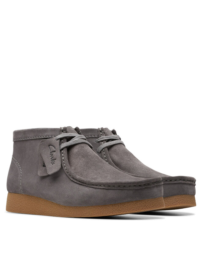 Clarks Μποτίνια Clarks Wallabee Evo Bt 26174938 Γκρι