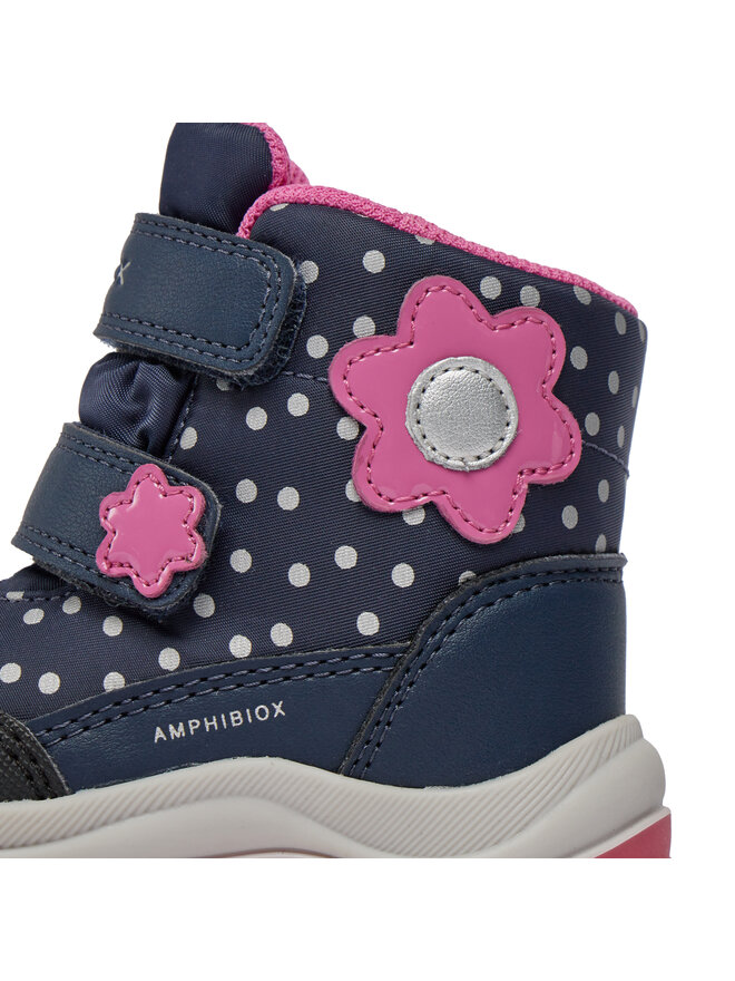 Geox Sněhule Geox B Flanfil Girl B Abx B363WB 0MNBC C4268 M Tmavomodrá