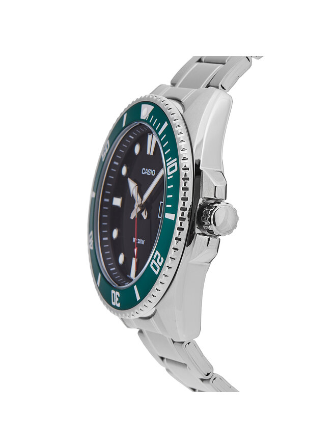 Casio Ρολόι Casio MDV-107D-3AVEF Πράσινο