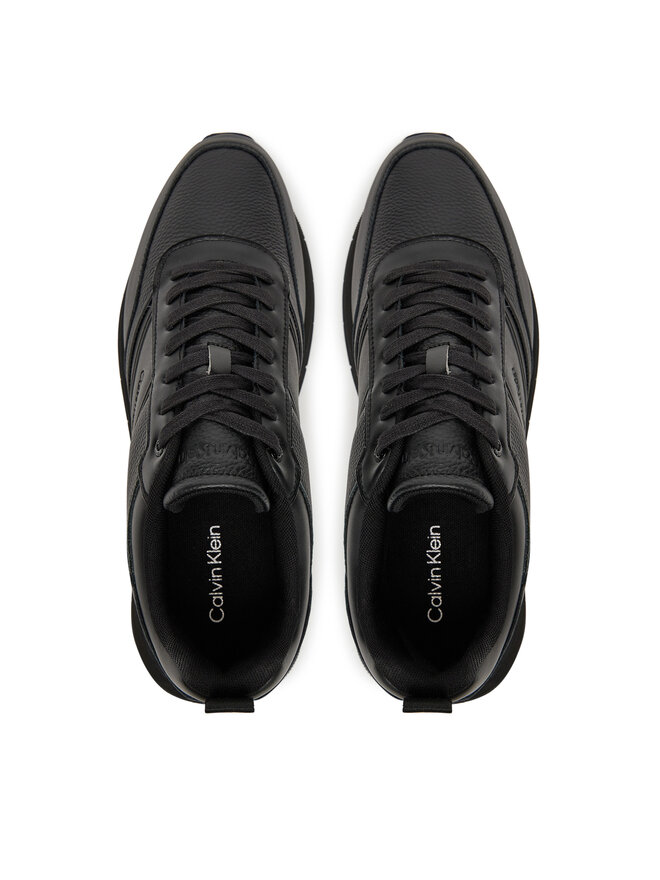 Calvin Klein Αθλητικά Calvin Klein Low Prof Runn Laceup Tape HM0HM01897 Μαύρο