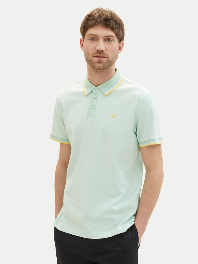 Tom Tailor Tom Tailor Pólóing 1040822 Zöld Regular Fit