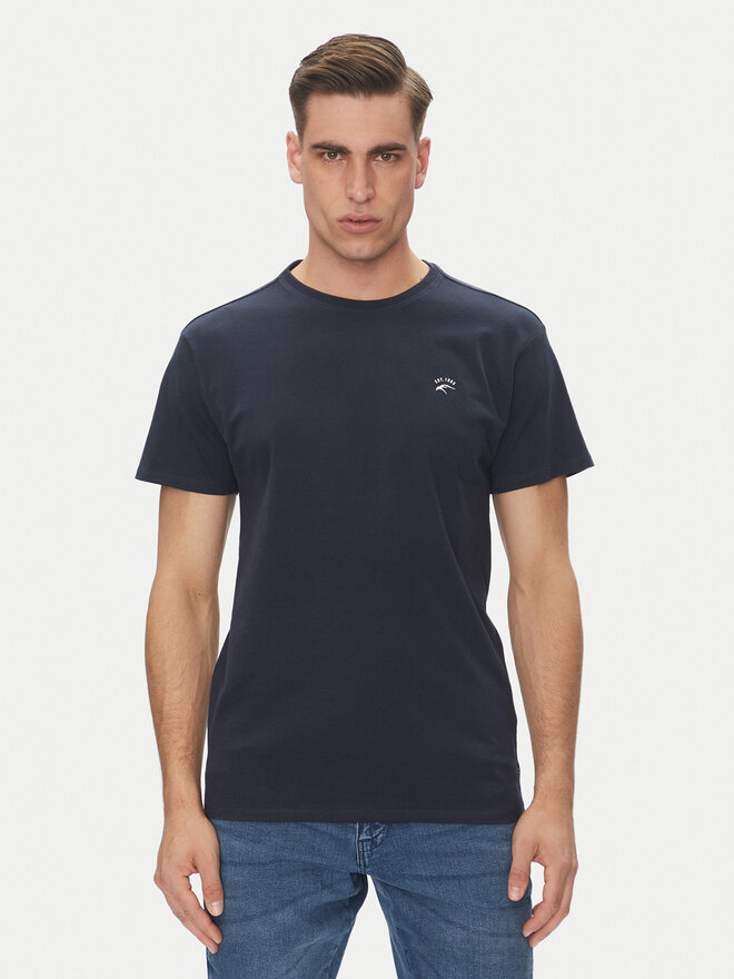 INDICODE INDICODE T-Shirt Kloge 40-915 Dunkelblau Regular Fit