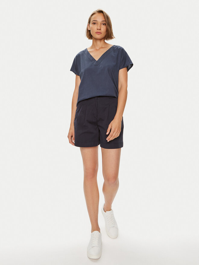 Mustang Mustang T-Shirt Elsberry 1015086 Dunkelblau Relaxed Fit