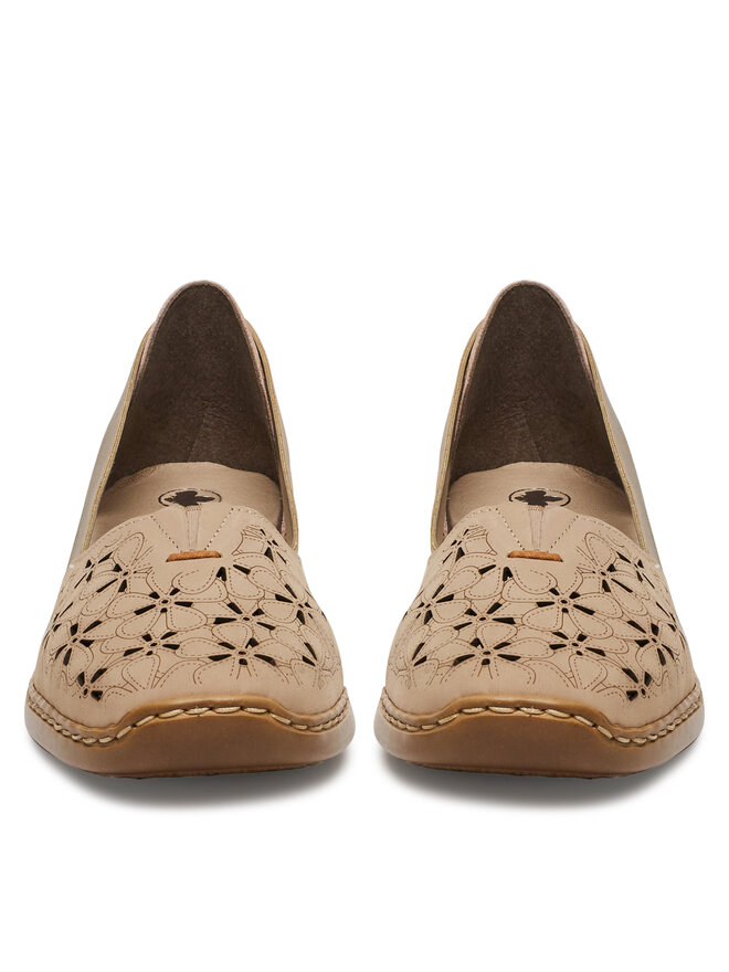 Rieker Pantofi Rieker 41356-60 Bej