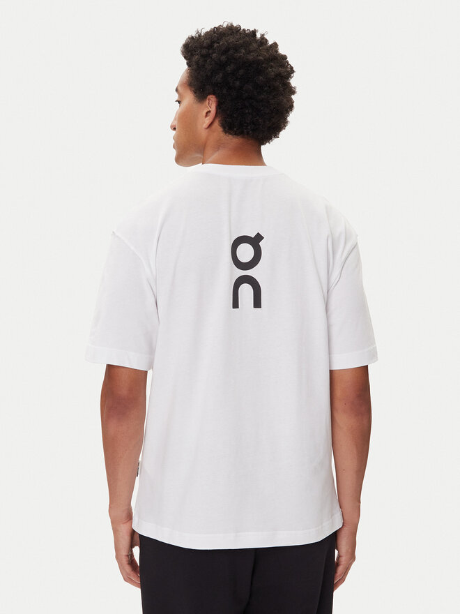 On On Camiseta Club-T 1ME1005 Blanco Relaxed Fit