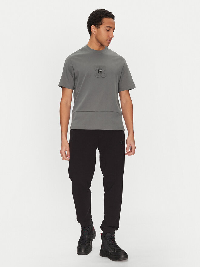 HUGO HUGO Camiseta Debostac 50535499 Gris Relaxed Fit