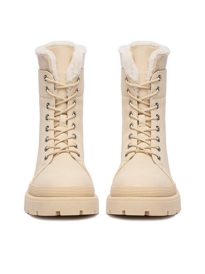 DeeZee Botines planos DeeZee 13096-19 Beis