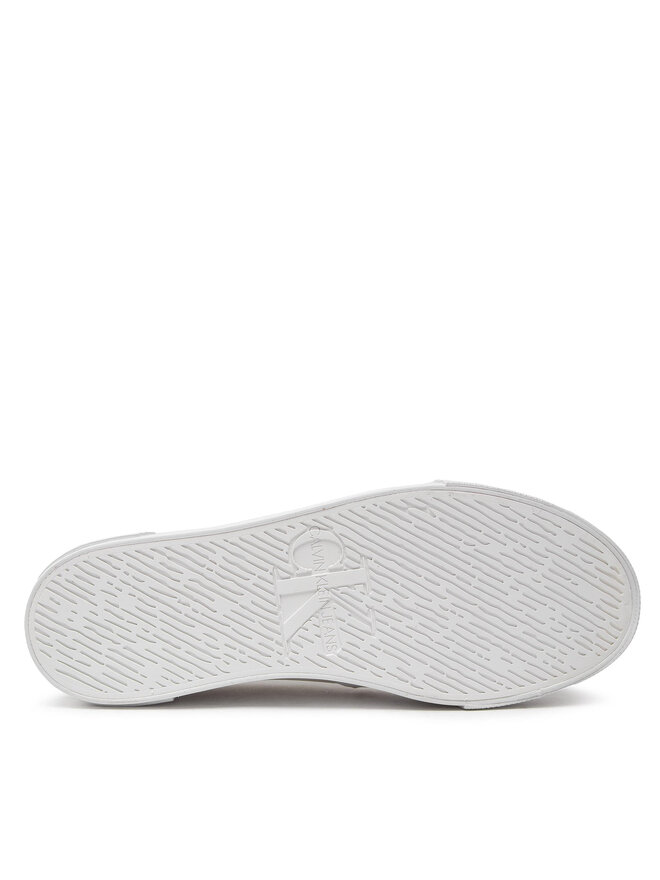 Calvin Klein Jeans Sneakers aus Stoff Calvin Klein Jeans Vulcanized Flatform Bold Slipon YW0YW00703 Weiß