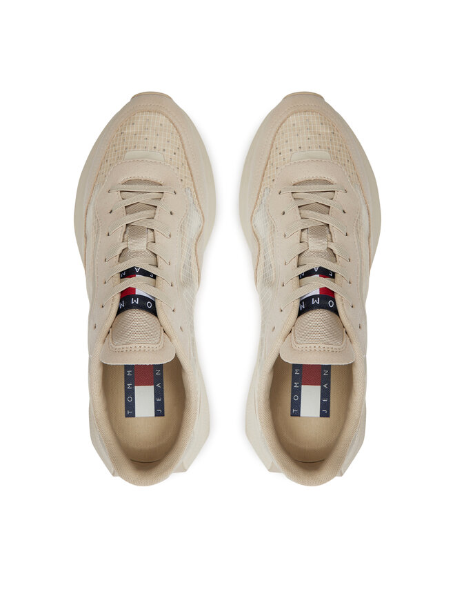 Sneakers Tommy Jeans Tjw Translucent Runner EM0EM01222 Beige | eschuhe.de