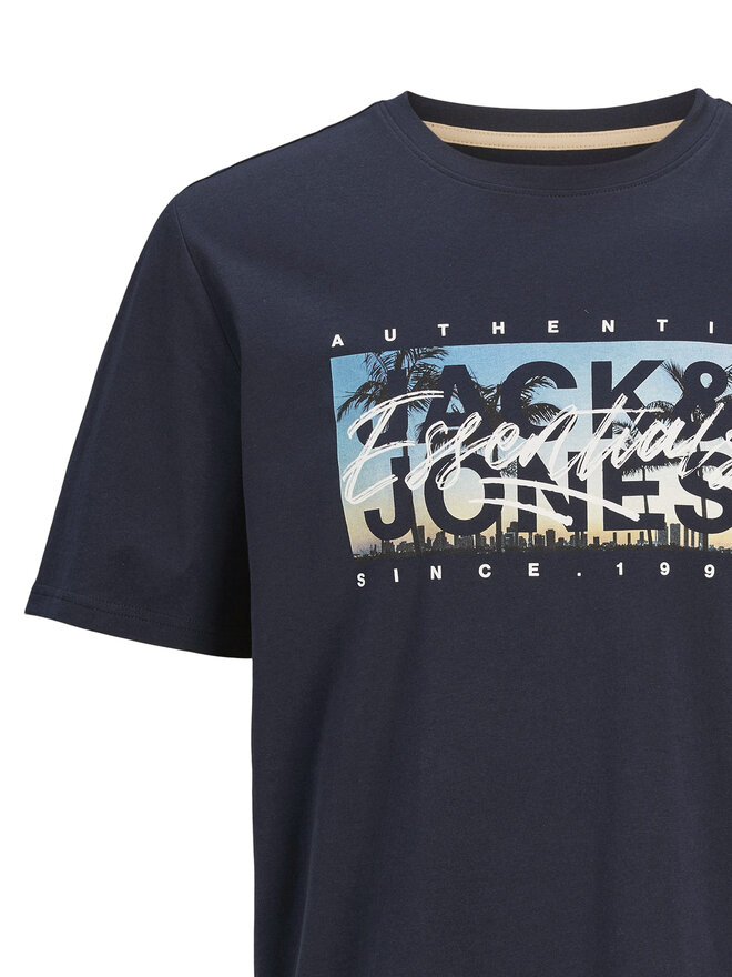 Jack&Jones Jack&Jones Póló Colton 12268438 Sötétkék Standard Fit