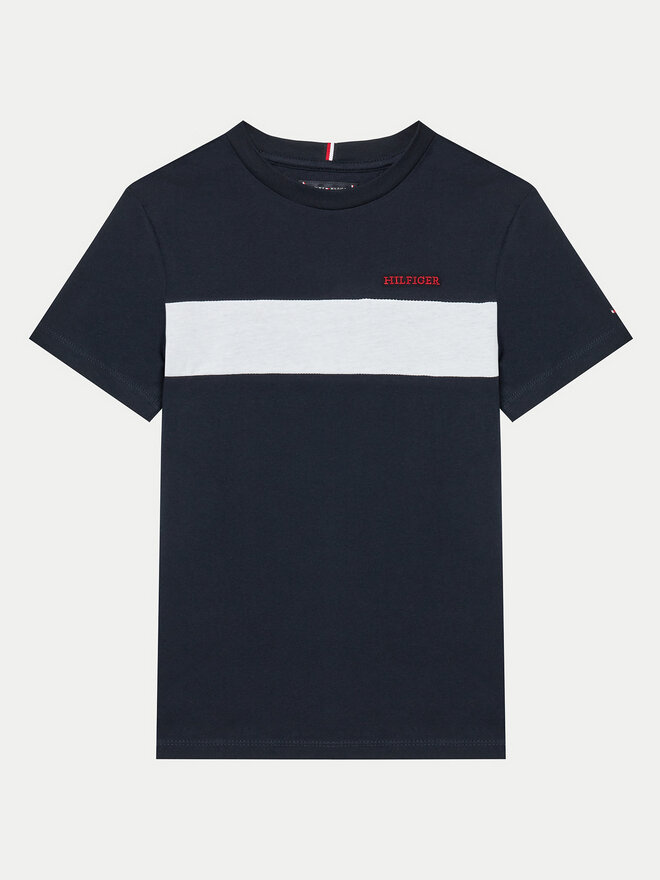 Tommy Hilfiger Tommy Hilfiger Póló Colorblock KB0KB09142 Sötétkék Regular Fit