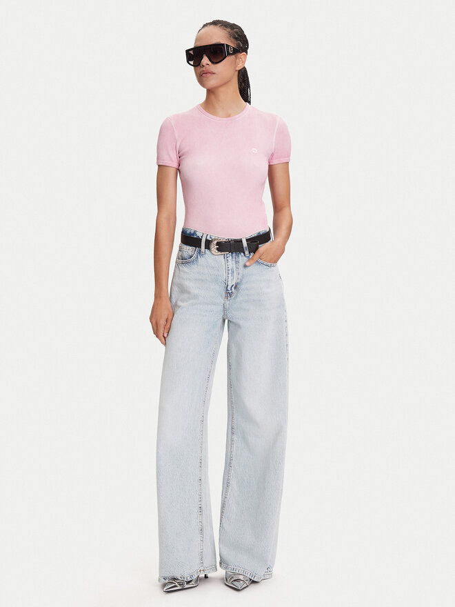 Miss Sixty Miss Sixty Camiseta 6S2SJ44500 Rosa Slim Fit