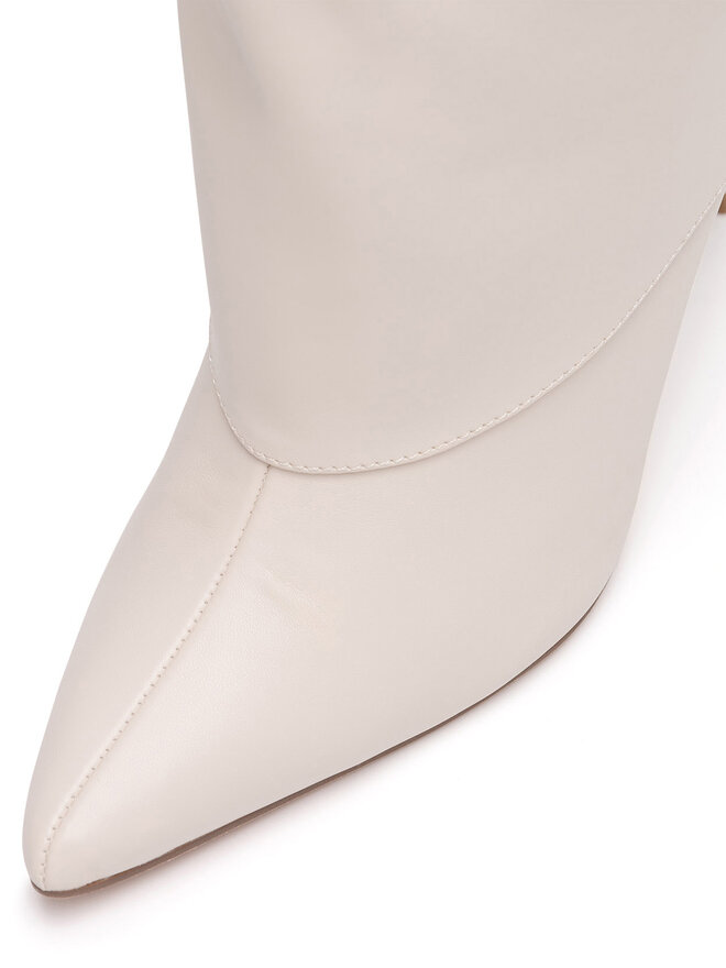 Nine West Kozačky Nine West SJ3645-2 Écru