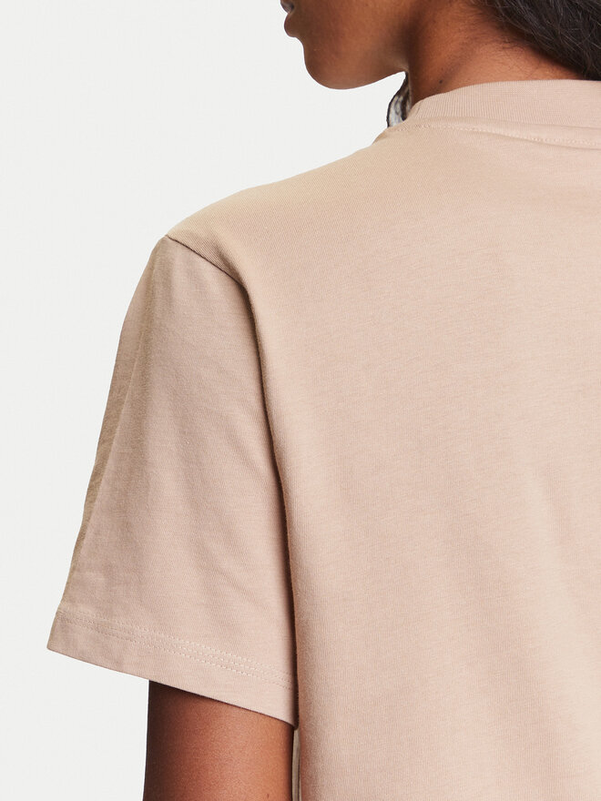 adidas adidas Camiseta Essentials 3-Stripes JX7616 Beis Regular Fit